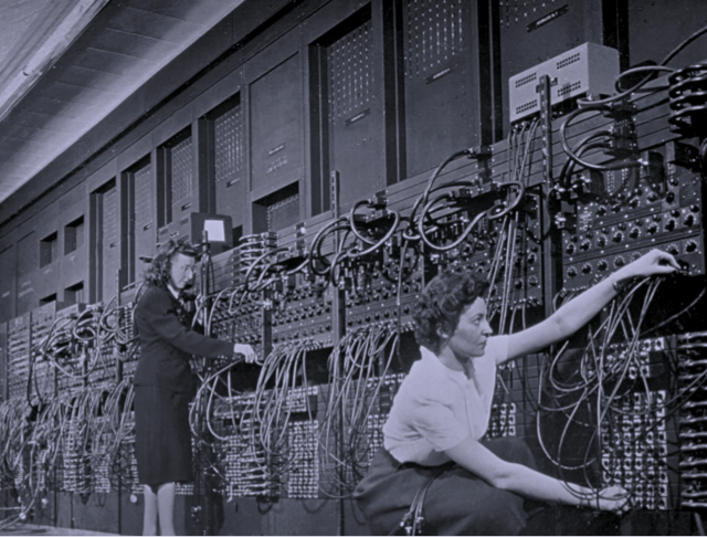 Eniac Computer workers